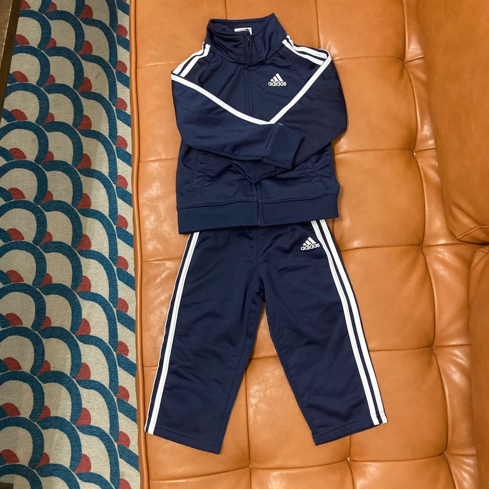 adidas 2 of children’s track suit set (24 months)